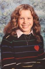 In seventh grade, I wore my heart on my sleeve, also my boob.